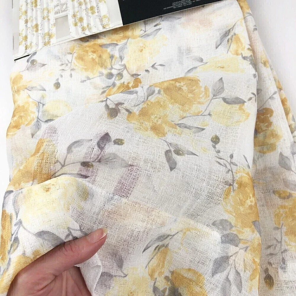 New Ralph Lauren Floral Window Panels 50x96 in drapes romantic cottage
